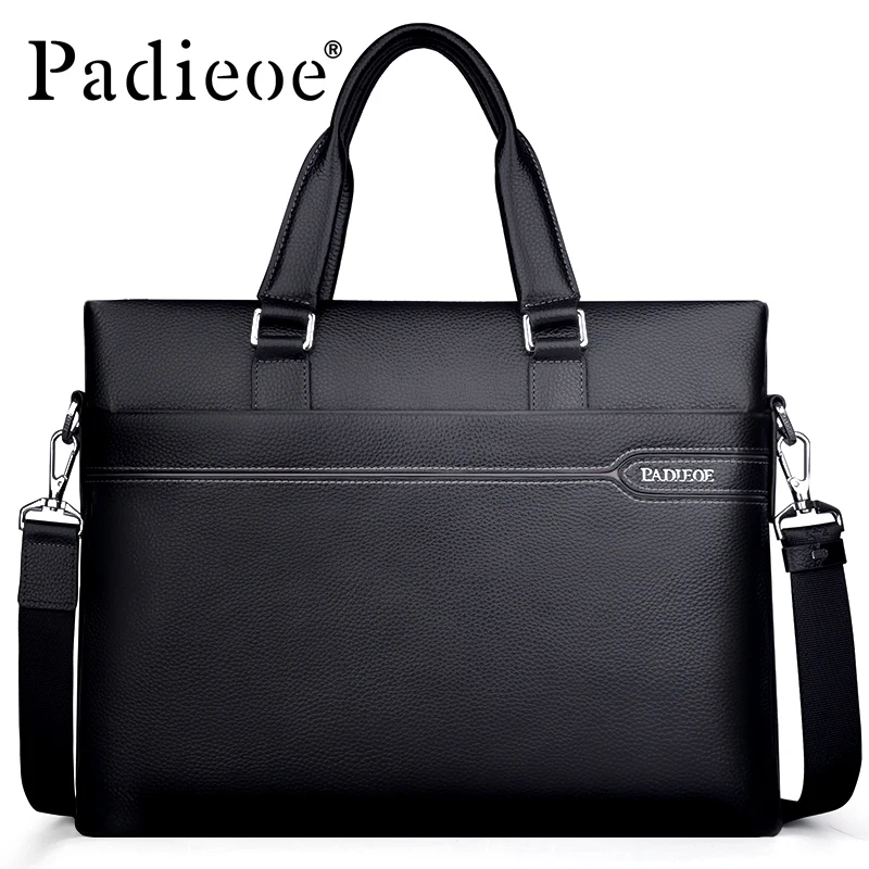 Padieoe men bag briefcase leather computer bag messenger handbag purses jobs genuine leather
Padieoe men bag briefcase leather computer bag messenger handbag purses jobs genuine leather