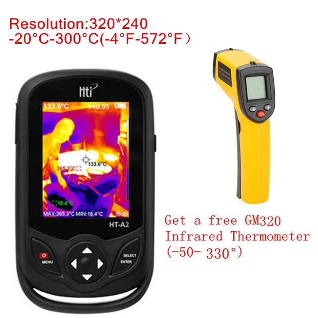 2019 Handheld HT-A1 TFT Display Screen Thermal Infrared Imager Camera 320*240 in stock HT-A2 upgrade for Outdoor Hunting Fast
2019 Handheld HT-A1 TFT Display Screen Thermal Infrared Imager Camera 320*240 in stock HT-A2 upgrade for Outdoor Hunting Fast