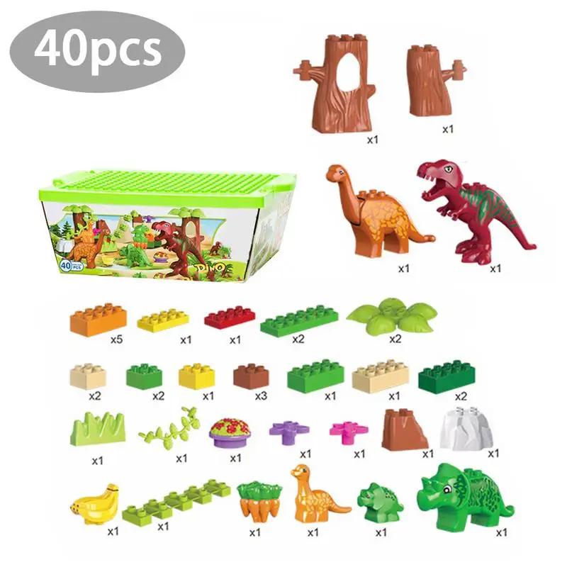 Children's Educational Dinosaur Paradise Piecing Large Particle Building Blocks Animal Assembling Building Blocks
Children's Educational Dinosaur Paradise Piecing Large Particle Building Blocks Animal Assembling Building Blocks