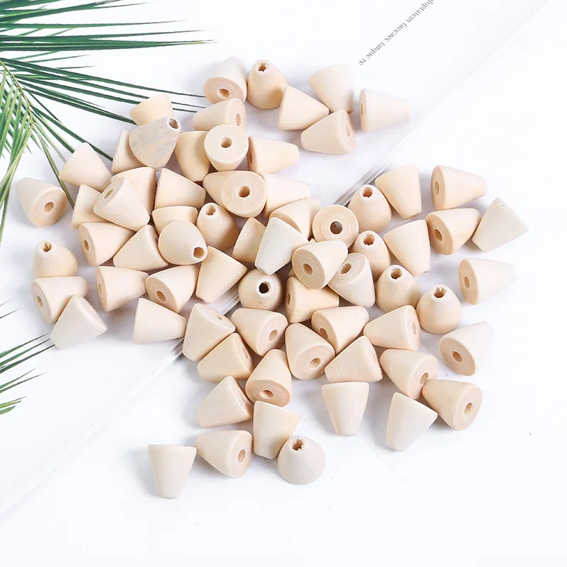 50pcs/lot 14*16MM Natural Unfinished Geometric Cone Shaped Beads Diy/handmade Earring Necklace Bracelet Jewelry Makeing Finding
50pcs/lot 14*16MM Natural Unfinished Geometric Cone Shaped Beads Diy/handmade Earring Necklace Bracelet Jewelry Makeing Finding