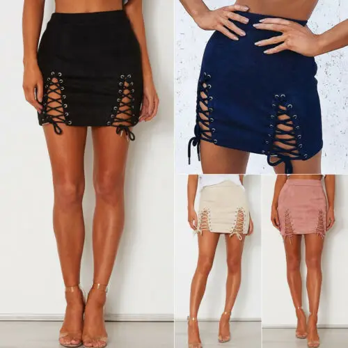 2019 Women Ladies High Waisted Pencil Skirt Bodycon Suede Leather Mini Skirt Club
2019 Women Ladies High Waisted Pencil Skirt Bodycon Suede Leather Mini Skirt Club