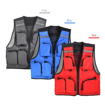Fly Fishing Vest Breathable Mesh Mutil-Pocket Outdoor Sport Life Safety Jackets Fishing Vest Travel Waistcoat
Fly Fishing Vest Breathable Mesh Mutil-Pocket Outdoor Sport Life Safety Jackets Fishing Vest Travel Waistcoat