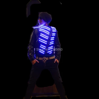 Hot Sale Led Luminous Robot Suit Can Change 7 Colors Flashing Growing Light Up Costume Jacket DJ Dance Wear Party Free Shipping
Hot Sale Led Luminous Robot Suit Can Change 7 Colors Flashing Growing Light Up Costume Jacket DJ Dance Wear Party Free Shipping