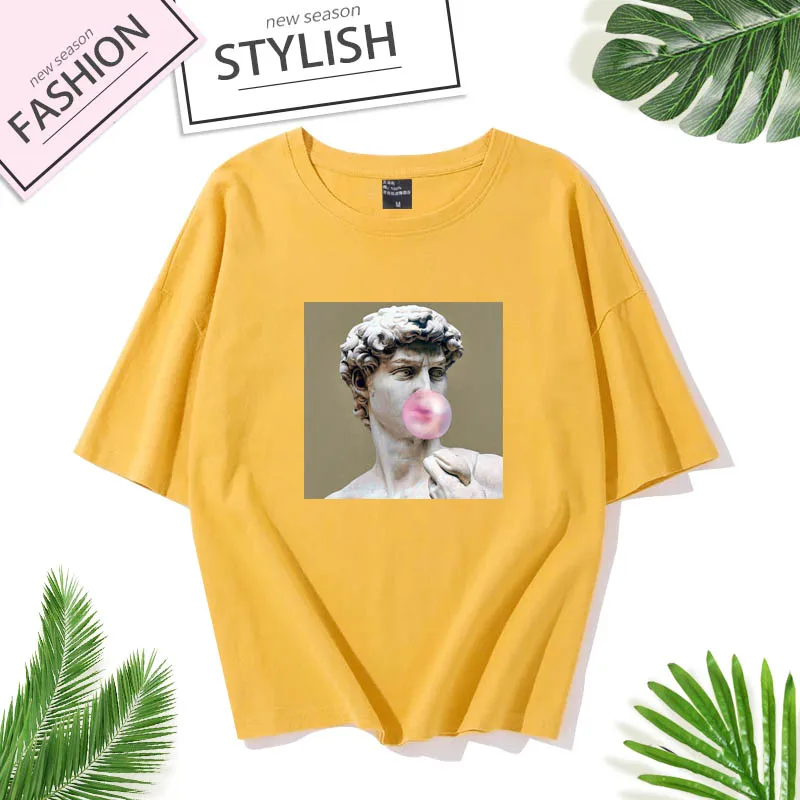 Zomarzz David Michelangelo Van Gogh Print Funny T-shirt Summer Womens Plus Size Harajuku Short Sleeve Tee
Zomarzz David Michelangelo Van Gogh Print Funny T-shirt Summer Womens Plus Size Harajuku Short Sleeve Tee