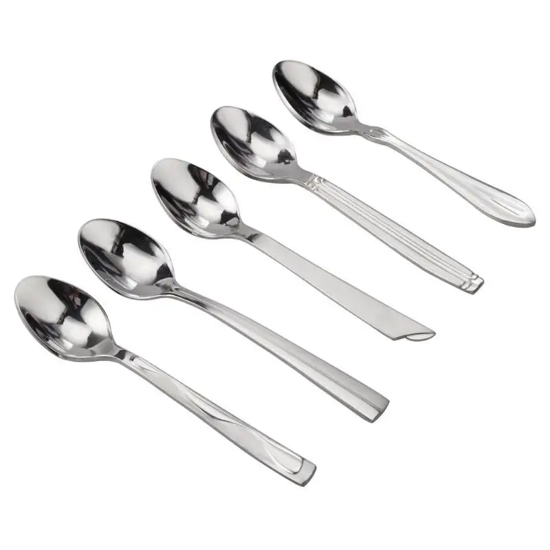 Handle Stainless Steel Coffee Spoon Ice Cream Dessert Spoons Teaspoons Tableware Kitchen Accessories
Handle Stainless Steel Coffee Spoon Ice Cream Dessert Spoons Teaspoons Tableware Kitchen Accessories