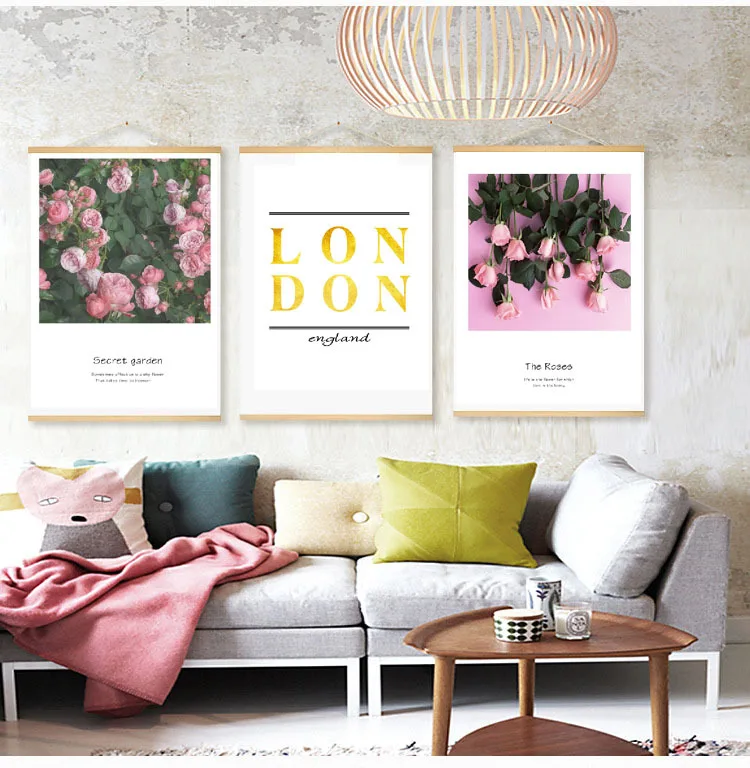 with Wooden Frame Scandinavian Nordic flowers Wall hanging scroll Canvas Painting Prints Picture Home Decor
with Wooden Frame Scandinavian Nordic flowers Wall hanging scroll Canvas Painting Prints Picture Home Decor