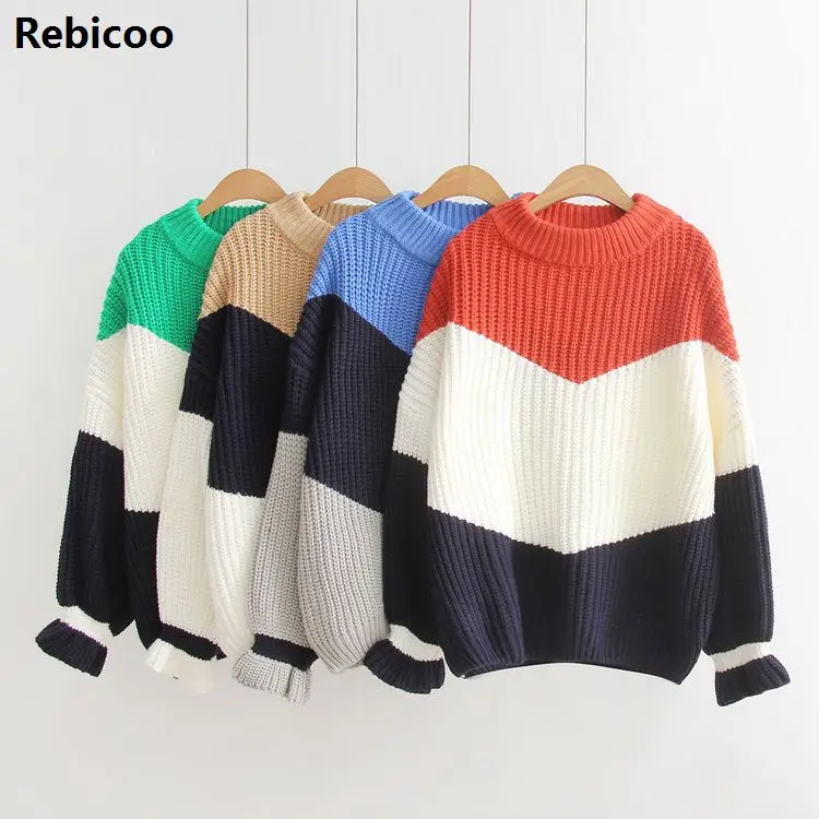 Winter Pull Sweaters Women 2019 Fashion Loose Jumpers Korean Pullovers Knitting Pullovers Thick Christmas Sweater
Winter Pull Sweaters Women 2019 Fashion Loose Jumpers Korean Pullovers Knitting Pullovers Thick Christmas Sweater