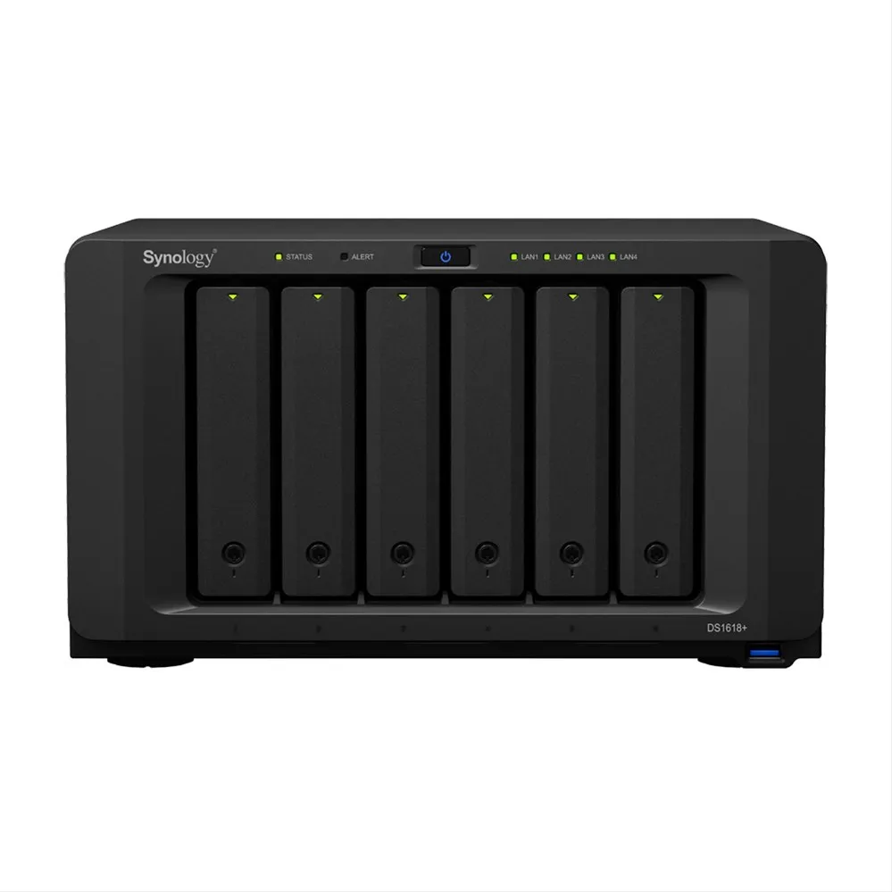 Synology DiskStation DS1618+, 72 TB, Serial ATA, 2.5,3.5", 0, 1, 5, 6, 10, JBOD, BTRFS,FAT,HFS+,NTFS,ext3,ext4, 2.10 GHz
Synology DiskStation DS1618+, 72 TB, Serial ATA, 2.5,3.5", 0, 1, 5, 6, 10, JBOD, BTRFS,FAT,HFS+,NTFS,ext3,ext4, 2.10 GHz