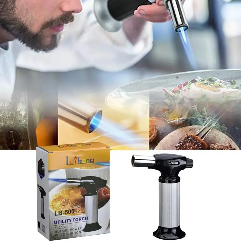 Blow Torch Lighter Refillable Cooking Culinary Butane Torch with Safety Lock Adjustable Flame Brazing Welding Camping
Blow Torch Lighter Refillable Cooking Culinary Butane Torch with Safety Lock Adjustable Flame Brazing Welding Camping