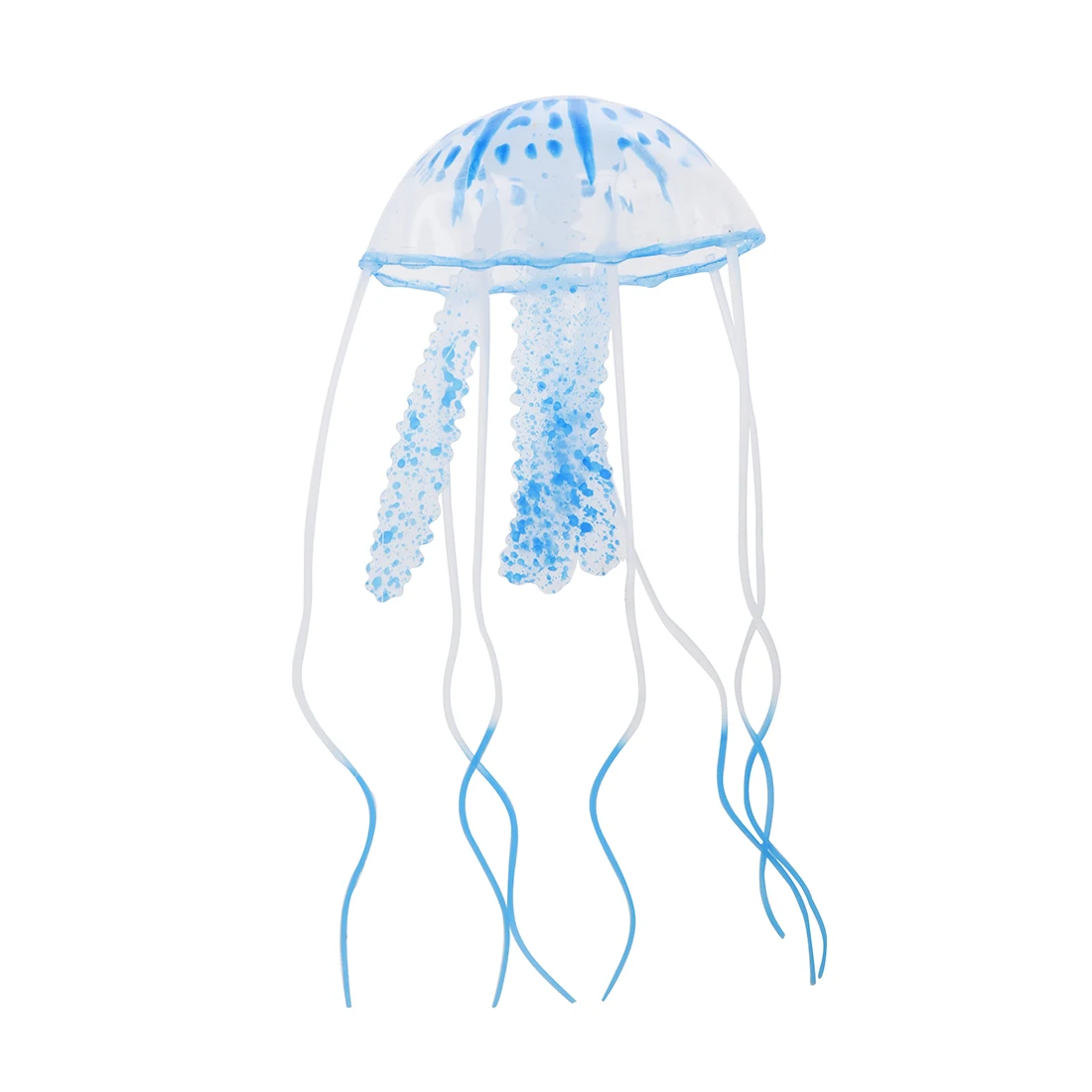 Светящиеся искусственные Медузы для аквариума с орнаментом синего цвета | Дом и