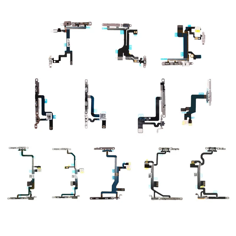1pcs Power On Off Flex For iPhone 5 5S 5C 6 6S 7 8 Plus X Volume Up Down Side Button Key Ribbon Flex Cable With Metal
1pcs Power On Off Flex For iPhone 5 5S 5C 6 6S 7 8 Plus X Volume Up Down Side Button Key Ribbon Flex Cable With Metal