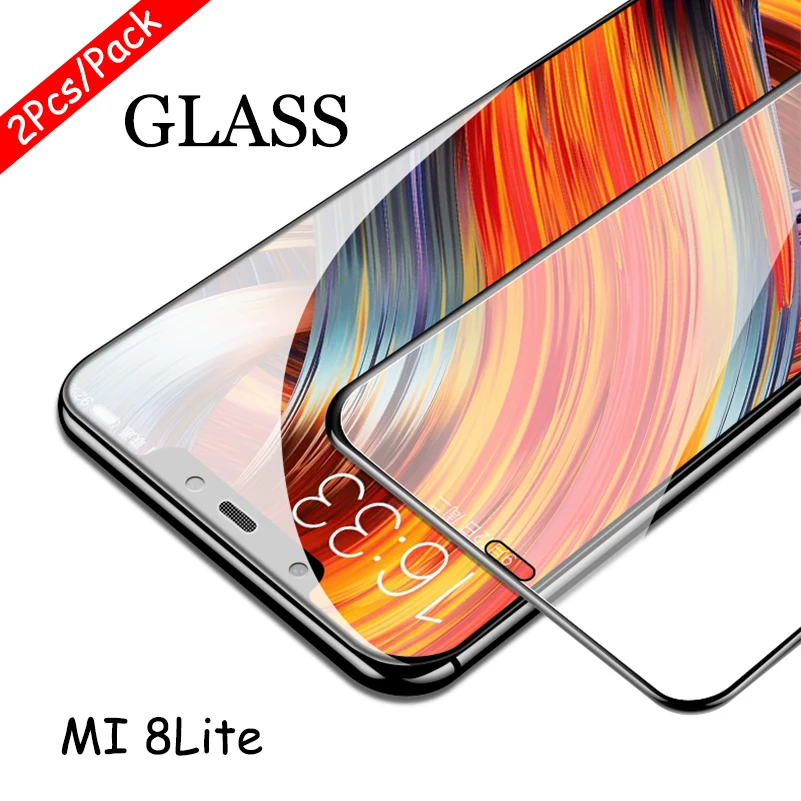 2 шт./упак. для Xiaomi Mi8 Mi 8 lite закаленное стекло защитное Xiaome Xiomi light Защитная пленка