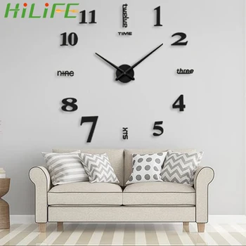 2018 3D Real Big Wall Clock Hot Creative Acrylic Mirror Stickers Quartz Clocks Living Room Quartz Needle DIY Home Decoration 
2018 3D Real Big Wall Clock Hot Creative Acrylic Mirror Stickers Quartz Clocks Living Room Quartz Needle DIY Home Decoration
