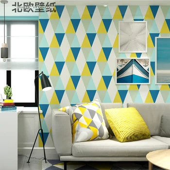 Nordic Blue Red Geometric Wallpaper Living Room Television Background Walls Mural Modern Minimalist Wall Paper Roll Home Decor
Nordic Blue Red Geometric Wallpaper Living Room Television Background Walls Mural Modern Minimalist Wall Paper Roll Home Decor