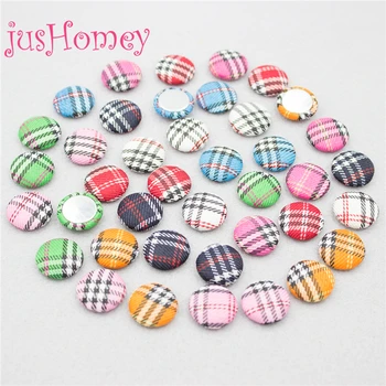 50PCS Scotish Tartan Check Fabric Covered Buttons 15mm Flatback Buttons NO SHANK Fabric Buttons for DIY Project, Jewelry Supply
50PCS Scotish Tartan Check Fabric Covered Buttons 15mm Flatback Buttons NO SHANK Fabric Buttons for DIY Project, Jewelry Supply