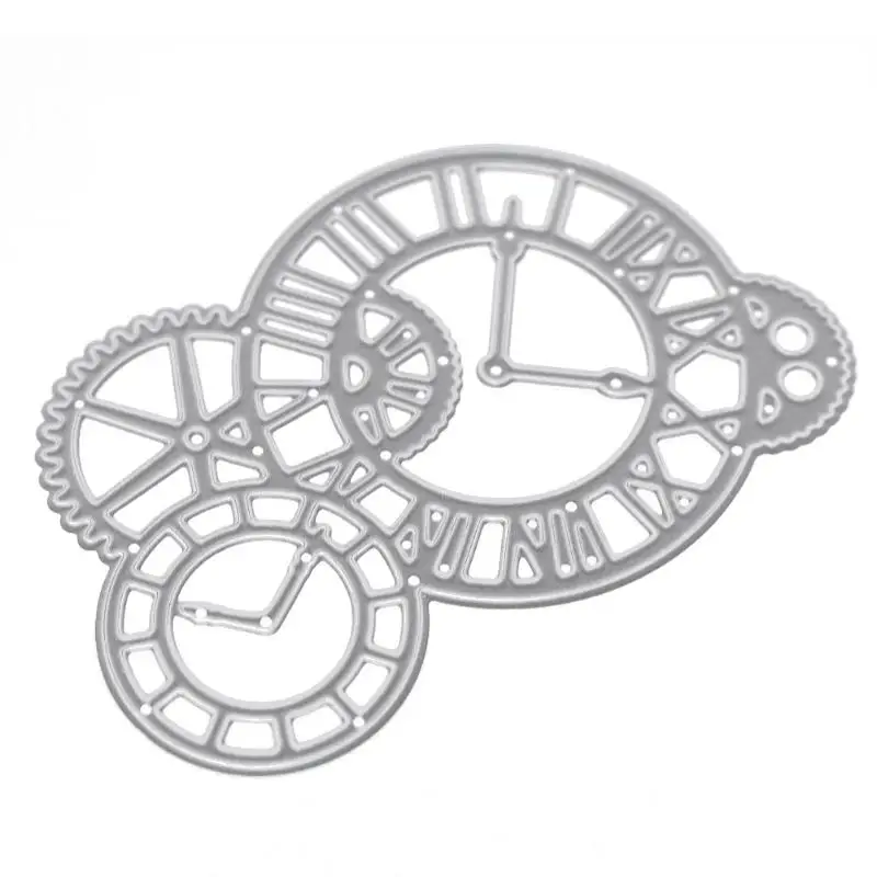 Clock Pattern Metal Cutting Dies Stencils DIY Scrapbooking Paper Cards Hand Template Knife Mold Durable Carbon Bar Accessories
Clock Pattern Metal Cutting Dies Stencils DIY Scrapbooking Paper Cards Hand Template Knife Mold Durable Carbon Bar Accessories