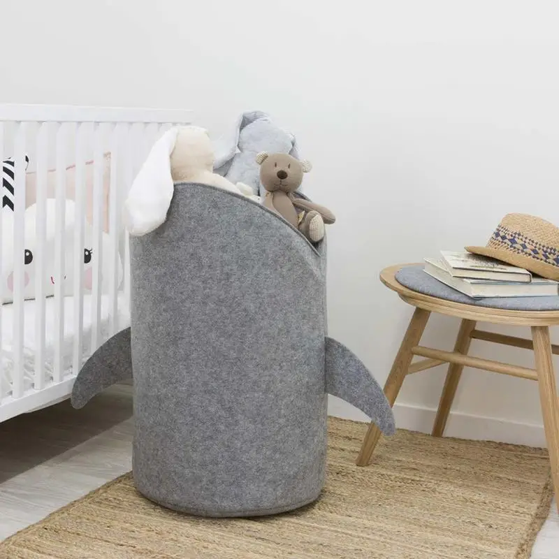 Nordic Style Felt Cloth Folding Laundry Basket Shark Design Laundry Bag For Toys Clothes Storage Basket Bags Home Organizer
Nordic Style Felt Cloth Folding Laundry Basket Shark Design Laundry Bag For Toys Clothes Storage Basket Bags Home Organizer