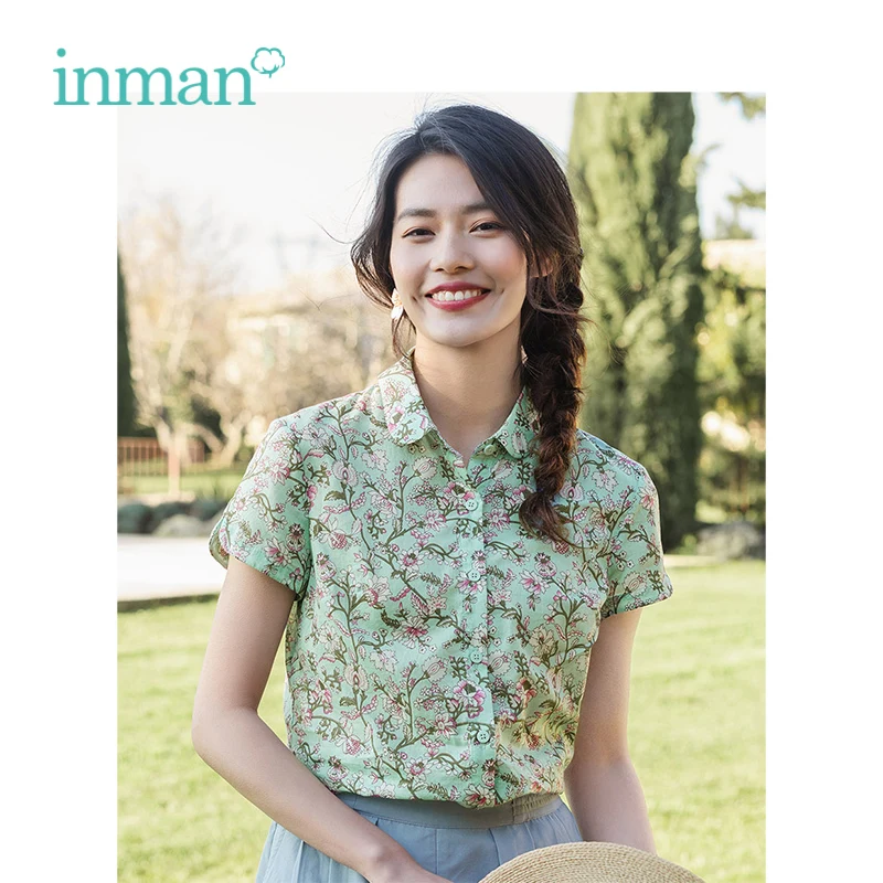 INMAN 2019 Summer New Arrival Turn down Collar Literary Retro Floral Holiday Style Short Sleeve Shirt Women Blouse
INMAN 2019 Summer New Arrival Turn down Collar Literary Retro Floral Holiday Style Short Sleeve Shirt Women Blouse
