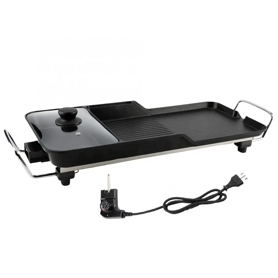Pans Multifunctional Electric Cooking Pan BBQ Grill Non-Stick Smokeless Frying Pot EU Plug 220~240V Frying Pan Nonstick
Pans Multifunctional Electric Cooking Pan BBQ Grill Non-Stick Smokeless Frying Pot EU Plug 220~240V Frying Pan Nonstick