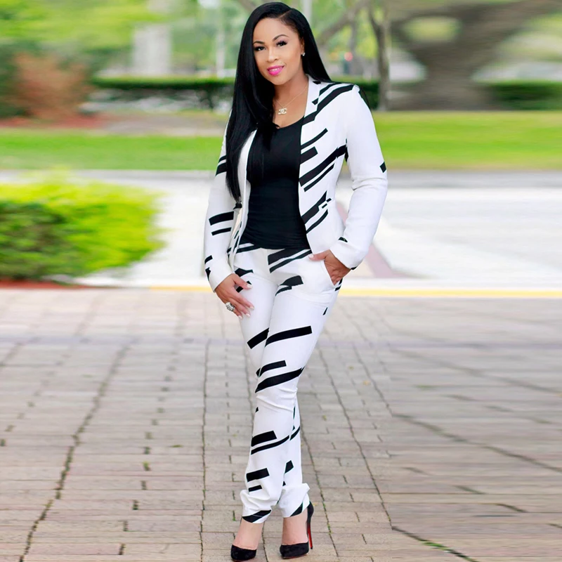 Long Sleeve TWO PIECE SET Office Lady Cardigan Jacket Tweed Suit Women Business Formal Work Coat Uniform 2 Piece White Pants OL
Long Sleeve TWO PIECE SET Office Lady Cardigan Jacket Tweed Suit Women Business Formal Work Coat Uniform 2 Piece White Pants OL