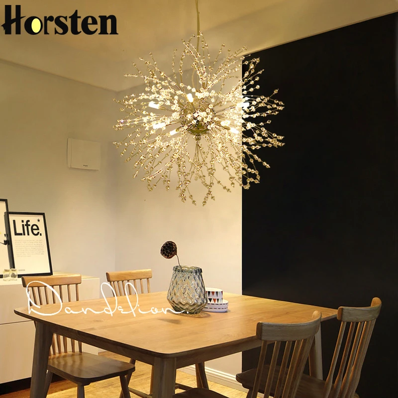 Led Crystal Ball Pendant Light Modern Dandelion Dining Room Restaurant Design Lamp Home Decor Chrome Fixture G4 Bulb 110-240V
Led Crystal Ball Pendant Light Modern Dandelion Dining Room Restaurant Design Lamp Home Decor Chrome Fixture G4 Bulb 110-240V
