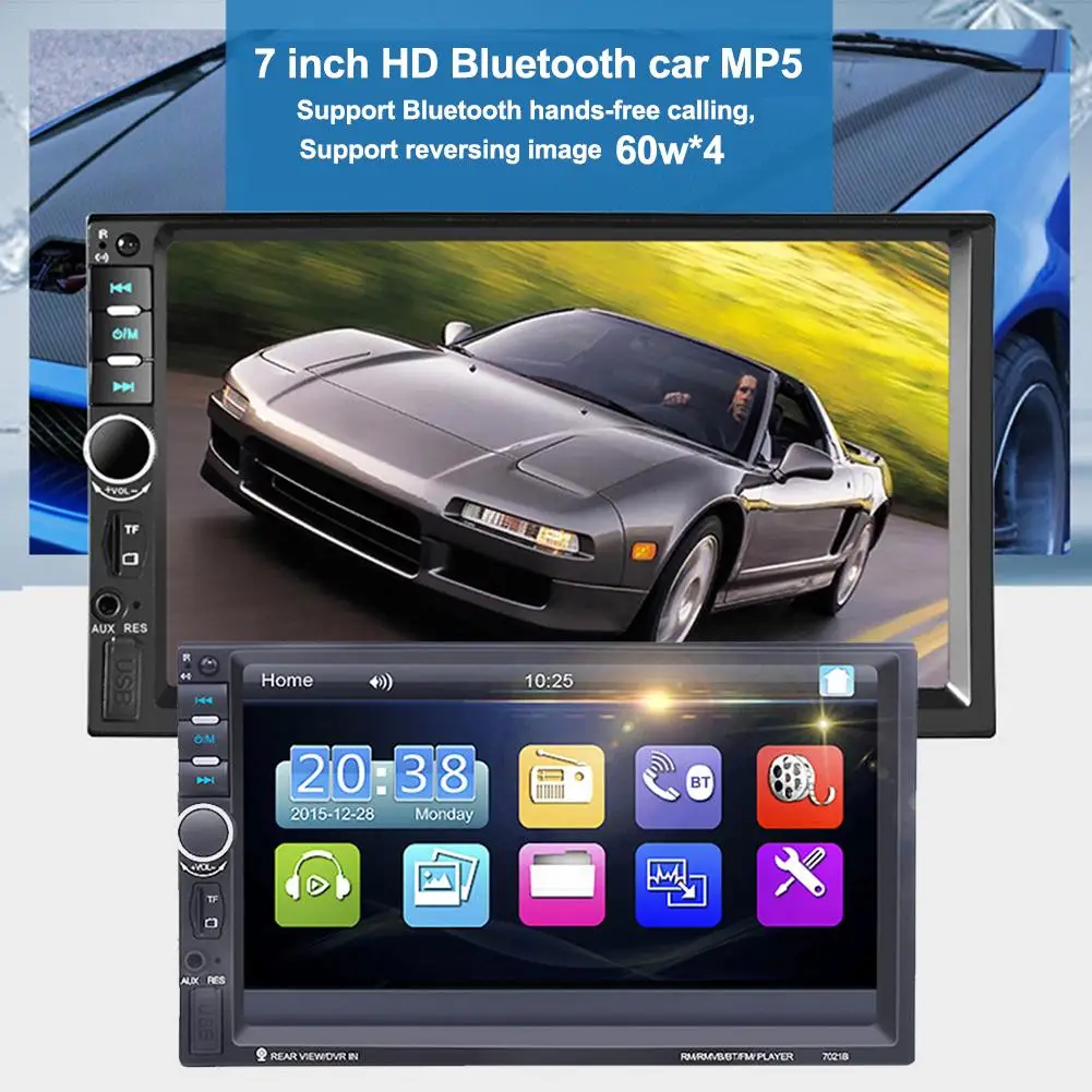 7 Inch 2 Din Car MP5 Player Audio HD MP5 Video Player Bluetooth Hands-Free Car Stereo FM USB AUX Car MP5 Player Hot Sale
7 Inch 2 Din Car MP5 Player Audio HD MP5 Video Player Bluetooth Hands-Free Car Stereo FM USB AUX Car MP5 Player Hot Sale