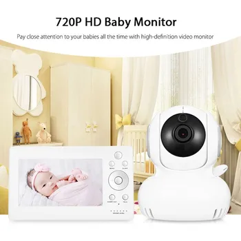 5 inch LCD Screen Baby Monitor With 720P HD Camera Two-way Audio Sound Temperature Alarm Home Security Night Vision
5 inch LCD Screen Baby Monitor With 720P HD Camera Two-way Audio Sound Temperature Alarm Home Security Night Vision