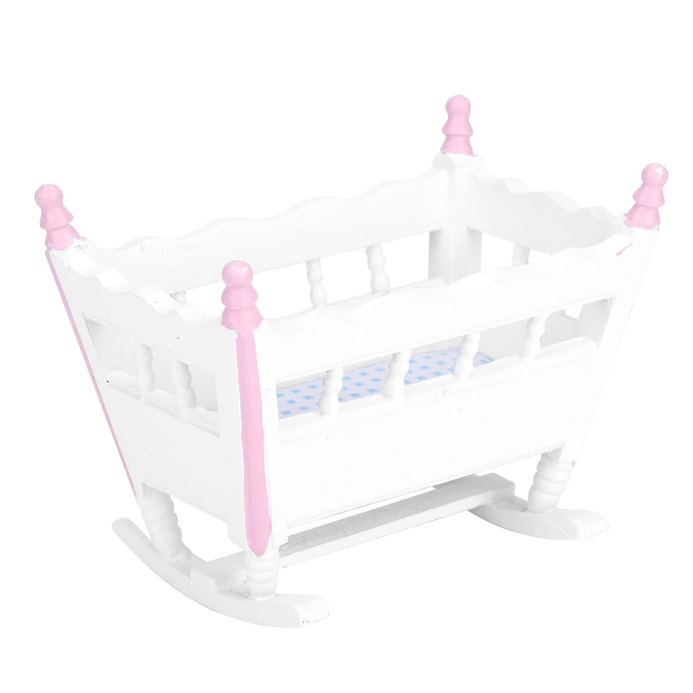 Play House Wooden Furniture Toy Dollhouse Accessories Miniature Furniture Baby Cradle for 1/12 Doll Play Toy Furniture For Dolls
Play House Wooden Furniture Toy Dollhouse Accessories Miniature Furniture Baby Cradle for 1/12 Doll Play Toy Furniture For Dolls