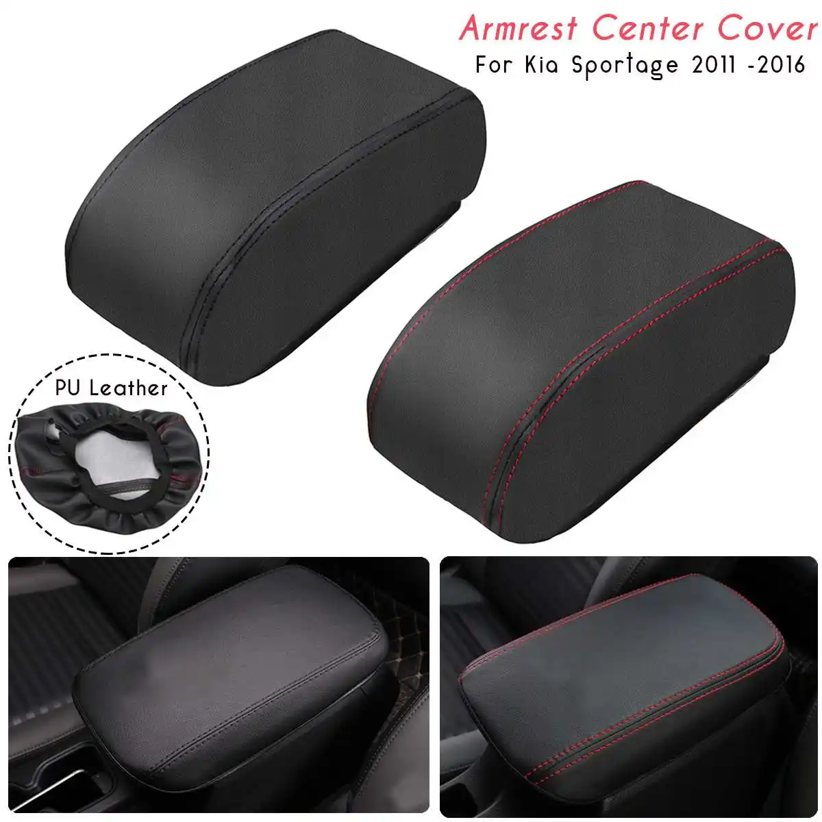 Leather Armrest Box Pad Cover Car Center Console Covers for Kia Sportage 2011 2012 2013 2014 2015 2016
Leather Armrest Box Pad Cover Car Center Console Covers for Kia Sportage 2011 2012 2013 2014 2015 2016