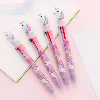 1000PCS 6 Colors in One Unicorn Ballpoint Pen Silica Rainbow Kawaii Ball Pen For Kids Gift Creative Material Escolar Papeterie
1000PCS 6 Colors in One Unicorn Ballpoint Pen Silica Rainbow Kawaii Ball Pen For Kids Gift Creative Material Escolar Papeterie
