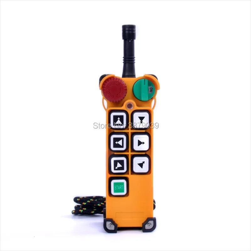 TELECRANE Industrial Wireless Double Speed 6 Buttons F24-6D Transmitter for Crane
TELECRANE Industrial Wireless Double Speed 6 Buttons F24-6D Transmitter for Crane