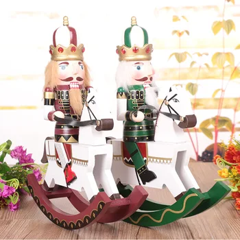 New Vintage Green Maroon Wooden Nutcracker on Rocking Horse Sled Figurine Nutcracker Handcrafted Christmas Home Decoration Craft
New Vintage Green Maroon Wooden Nutcracker on Rocking Horse Sled Figurine Nutcracker Handcrafted Christmas Home Decoration Craft