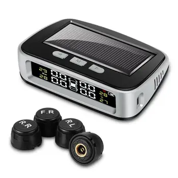 Solar Powered Wireless Car Tire Pressure Alarm Monitor System TPMS LCD Display Car 4 External Sensor Temperature Alarm
Solar Powered Wireless Car Tire Pressure Alarm Monitor System TPMS LCD Display Car 4 External Sensor Temperature Alarm