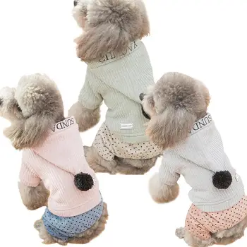 2019 New Lovely Knitted Thermal Four Legged Clothing With Hat And Hair Ball Pet Clothes For Autumn And Winter
2019 New Lovely Knitted Thermal Four Legged Clothing With Hat And Hair Ball Pet Clothes For Autumn And Winter