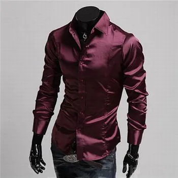 Fashion Men Shirts Luxury Casual Stylish Slim Fit Formal V Neck Fashion Oil Polyester Long Sleeve Casual Shirts Tops
Fashion Men Shirts Luxury Casual Stylish Slim Fit Formal V Neck Fashion Oil Polyester Long Sleeve Casual Shirts Tops
