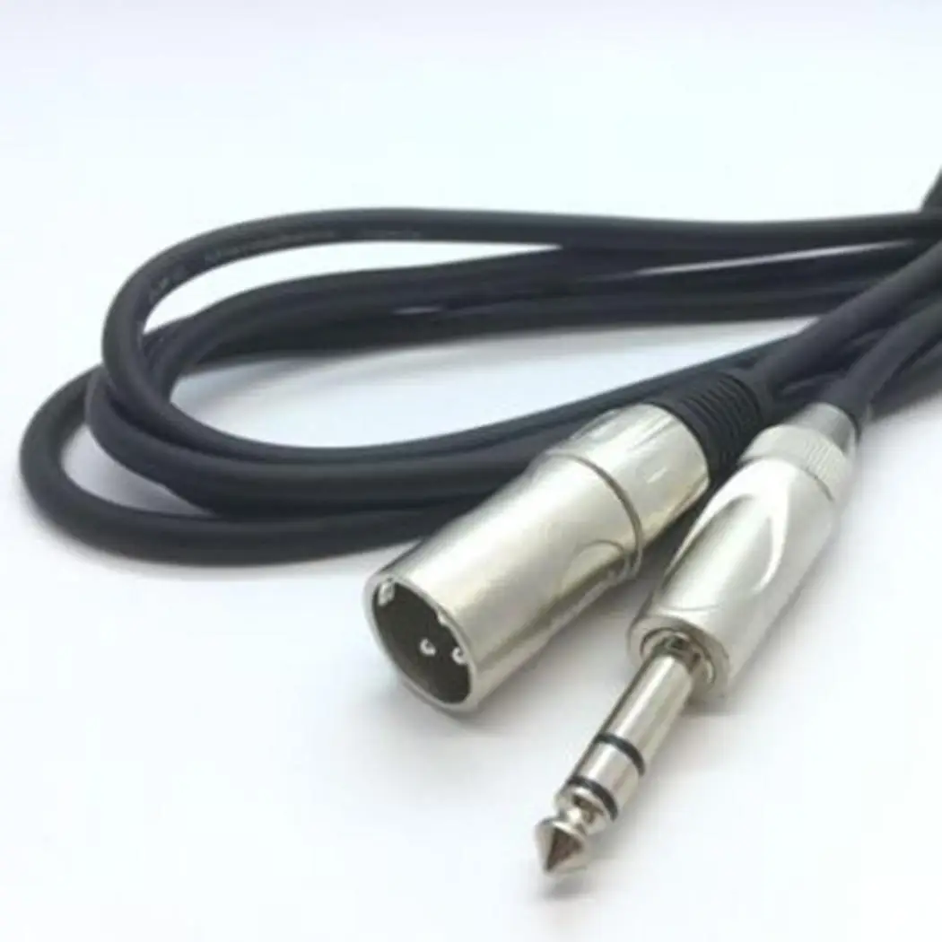 Male XLR to 6.35mm Jack Lead Speaker Audio Black Balanced Patch Cable Stylish design with distinctive look.
Male XLR to 6.35mm Jack Lead Speaker Audio Black Balanced Patch Cable Stylish design with distinctive look.