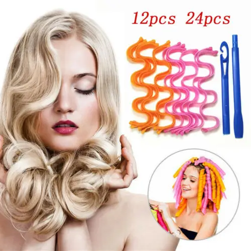 Magic Long Hair Curlers Curl Formers Leverage Rollers Spiral Ringlets Tool Long Hair Curlers Styling Tool
Magic Long Hair Curlers Curl Formers Leverage Rollers Spiral Ringlets Tool Long Hair Curlers Styling Tool