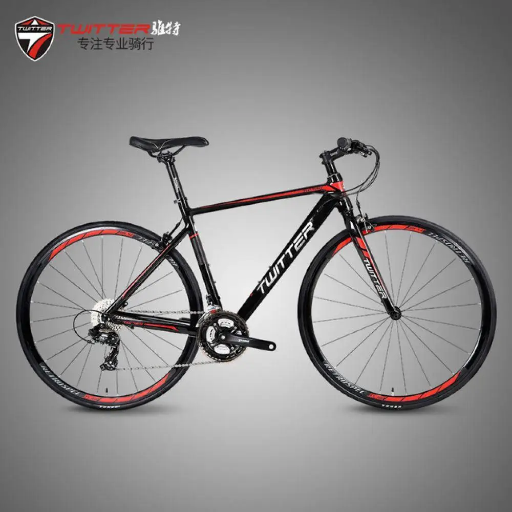 Twitter Road Bicycle TW735 EF500-24 Speed Horizontal Handlebar Aluminum Alloy Road Bikes 700C*23C Front 20 Rear 24 Holes Wheels
Twitter Road Bicycle TW735 EF500-24 Speed Horizontal Handlebar Aluminum Alloy Road Bikes 700C*23C Front 20 Rear 24 Holes Wheels