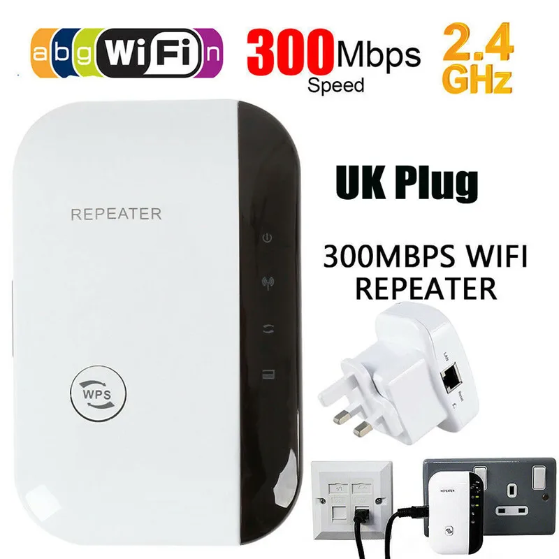 300Mbps WiFi Repeater Wireless Router Range Extender Signal Booster WPS WIFI Repeaters
300Mbps WiFi Repeater Wireless Router Range Extender Signal Booster WPS WIFI Repeaters