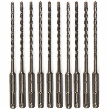 10pcs 3/16" Electric Drill Bits Rotary Concrete Masonry Woodworking Drill Bits Mayitr Circular Handle Tool
10pcs 3/16" Electric Drill Bits Rotary Concrete Masonry Woodworking Drill Bits Mayitr Circular Handle Tool