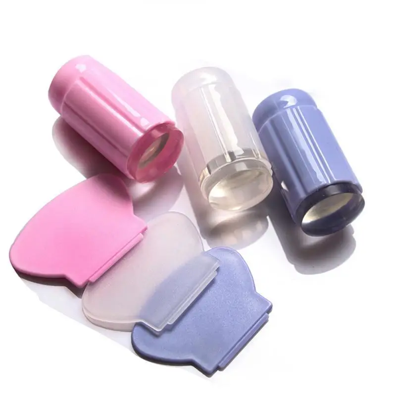 2.8cm Clear Jelly Soft Nail Art Stamper with Plastic Scraper Stamping Plate Image Transfer Tool DIY Print Manicure Tools
2.8cm Clear Jelly Soft Nail Art Stamper with Plastic Scraper Stamping Plate Image Transfer Tool DIY Print Manicure Tools