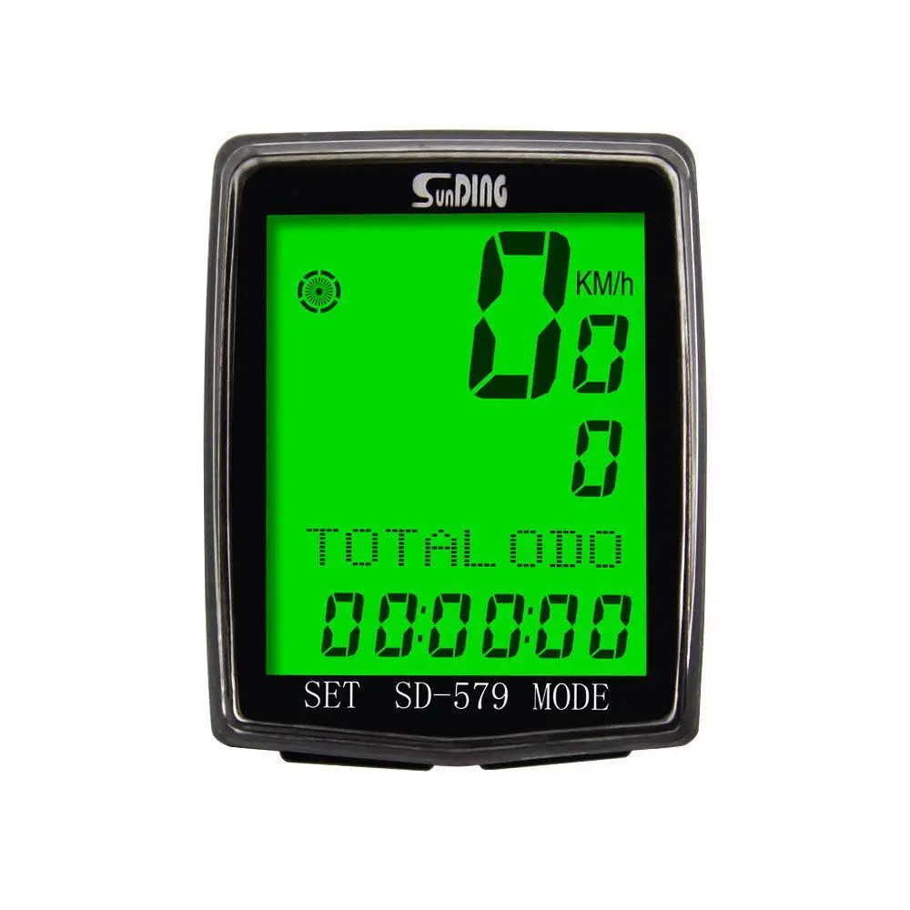 SUNDING SD-579C Wireless Bike Computer LCD Cycling Speedometer Odometer Automatic Wake-up with Backlight for Tracking Riding S
SUNDING SD-579C Wireless Bike Computer LCD Cycling Speedometer Odometer Automatic Wake-up with Backlight for Tracking Riding S