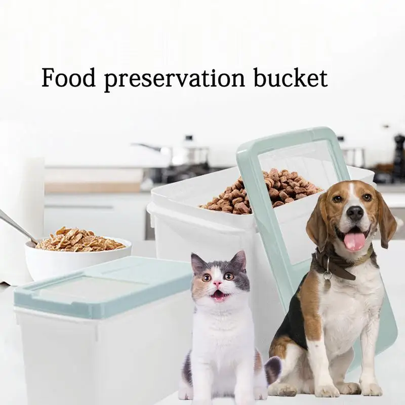 Pet Dog Food Storage Case Sealed Container Moisture-proof Insect-proof Keep Fresh Grain Storage Box Bucket For Dog Cat Food
Pet Dog Food Storage Case Sealed Container Moisture-proof Insect-proof Keep Fresh Grain Storage Box Bucket For Dog Cat Food