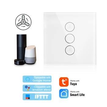 Tuya US EU WiFi Switch Smart Ceiling Fan Switch APP Remote Timer Speed Control For Amazon Alexa Echo Google Home No Hub Required
Tuya US EU WiFi Switch Smart Ceiling Fan Switch APP Remote Timer Speed Control For Amazon Alexa Echo Google Home No Hub Required