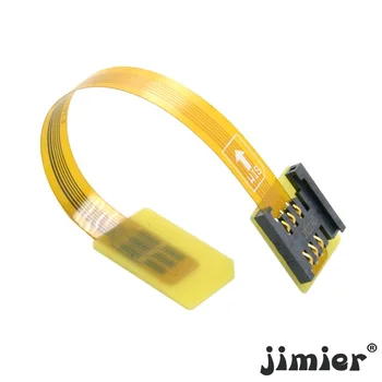 Jimier GSM CDMA Standard UIM SIM Card Kit Male to Female Extension Soft Flat FPC Cable Extender 10cm
Jimier GSM CDMA Standard UIM SIM Card Kit Male to Female Extension Soft Flat FPC Cable Extender 10cm