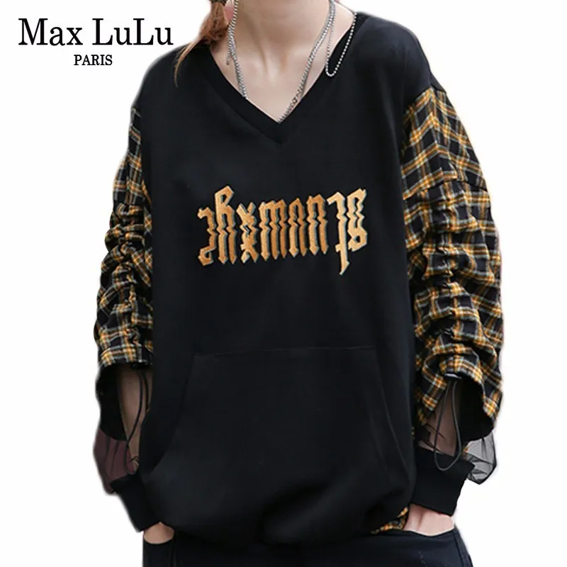 Max LuLu 2019 Luxury Korean Fashion Ladies Crop Tops Tees Womens Sexy V Neck T Shirts Plaid Clothes Female Lace Tshirt Plus Size
Max LuLu 2019 Luxury Korean Fashion Ladies Crop Tops Tees Womens Sexy V Neck T Shirts Plaid Clothes Female Lace Tshirt Plus Size