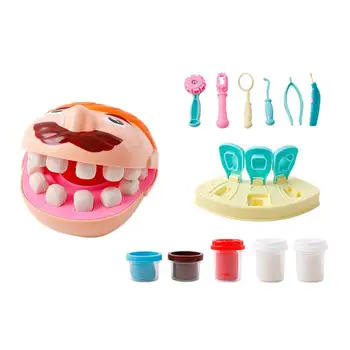 3D Color Clay Mold Toys Plasticine Modeling Tool Kit For Children Dental Doctor Role Playing Kid Girl Playdough Educational Toy
3D Color Clay Mold Toys Plasticine Modeling Tool Kit For Children Dental Doctor Role Playing Kid Girl Playdough Educational Toy