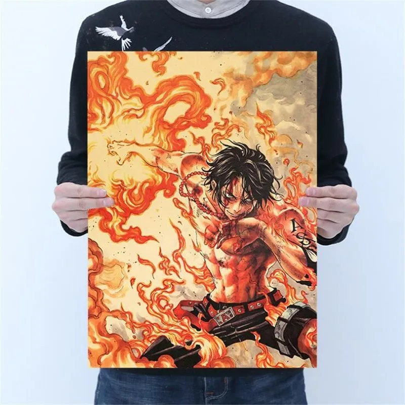 Cartoon One Piece Ace Painting Anime Vintage Poster Room Decoration Stickers Wall Decor Kraft Paper Bar Home Decor Wall Sticker
Cartoon One Piece Ace Painting Anime Vintage Poster Room Decoration Stickers Wall Decor Kraft Paper Bar Home Decor Wall Sticker