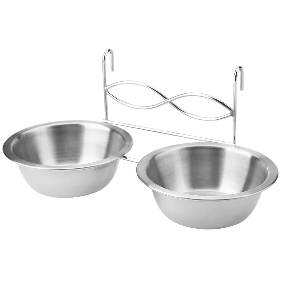 TINGHAO Stainless Steel Dual Hanging Food Water Bowl Feeder With Hook For Cat Pet Dog Puppy Crate Cage
TINGHAO Stainless Steel Dual Hanging Food Water Bowl Feeder With Hook For Cat Pet Dog Puppy Crate Cage