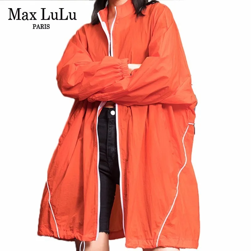 Max LuLu 2019 Summer Korean Fashion Designer Ladies Clothes Women Loose Jacket Casual Windbreaker Female Zipper Oversized Coat
Max LuLu 2019 Summer Korean Fashion Designer Ladies Clothes Women Loose Jacket Casual Windbreaker Female Zipper Oversized Coat